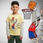 Cartoon Basketball Bunny T-Shirt – Digital Download