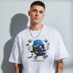Cool Camera Cartoon with Blue Bucket Hat