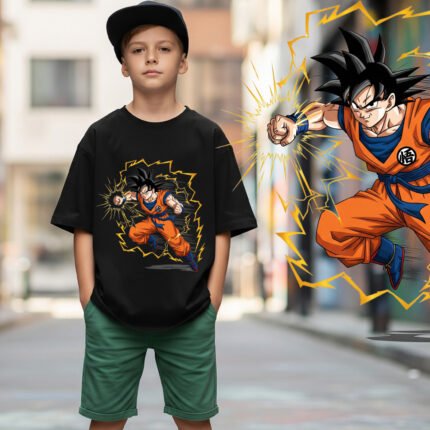 Goku Anime T-Shirt Design – Digital Download for Kids | YourBrand