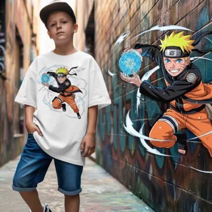 Naruto Anime T-Shirt Design – Digital Download for Kids