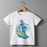 Surfing Bunny Adventure Explore T-Shirt