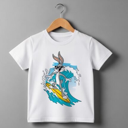 Surfing Bunny Adventure Explore T-Shirt